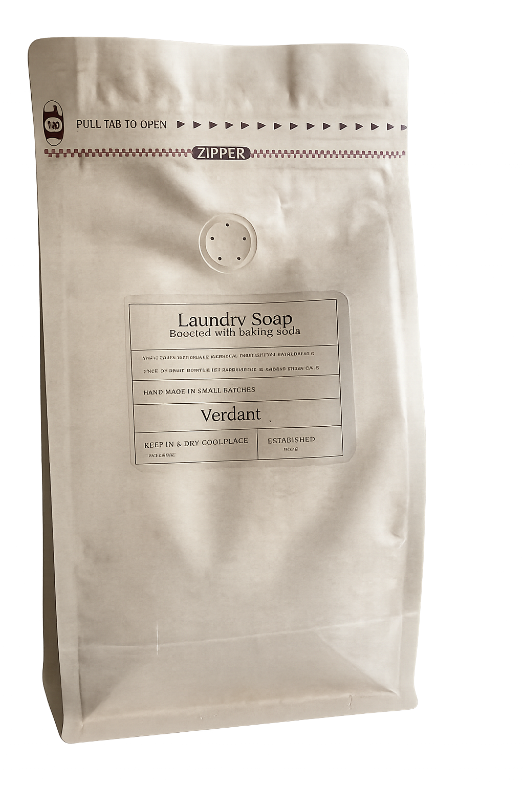 Laundry detergent w/ baking soda  (2 pound bag)
